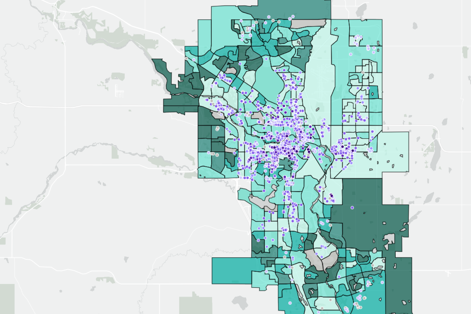 LEMR Data Map thumbnail Calgary